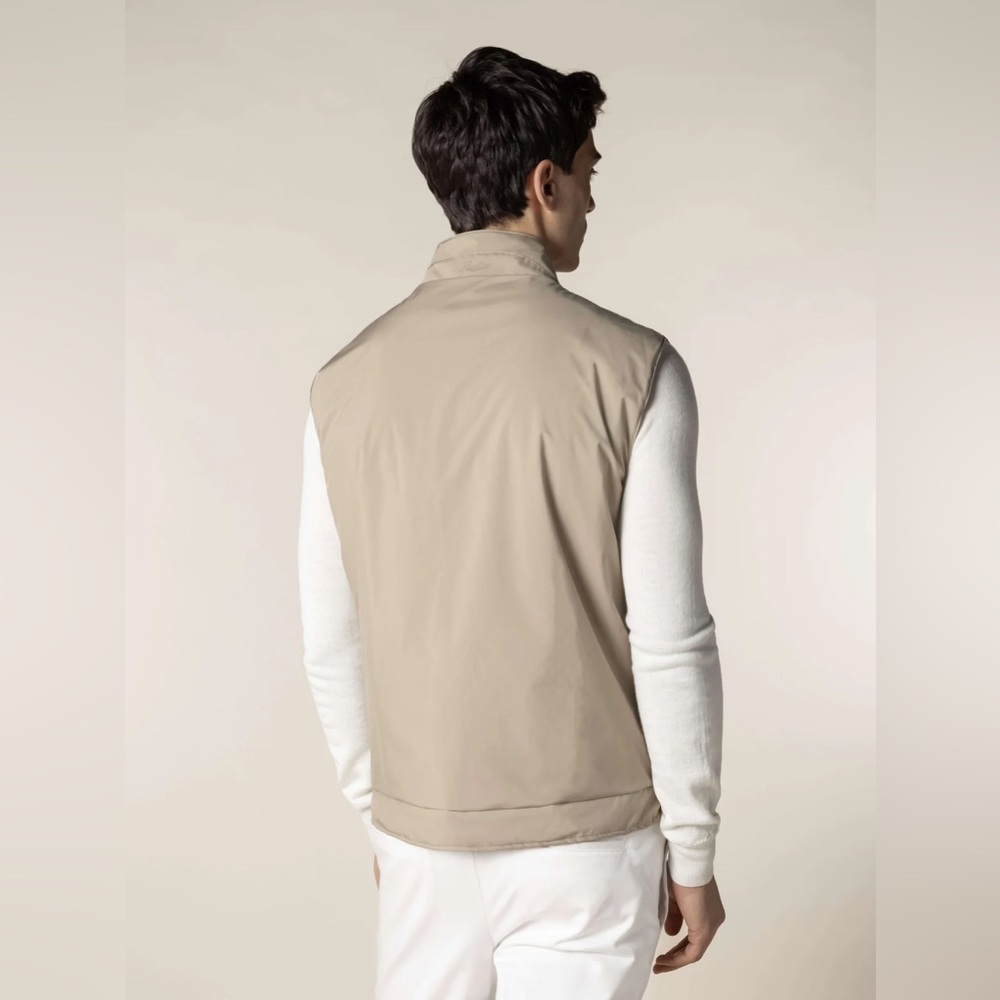Aurelien BEIGE REVERSIBLE RESORT BODY WARMER - Picture 4 of 9